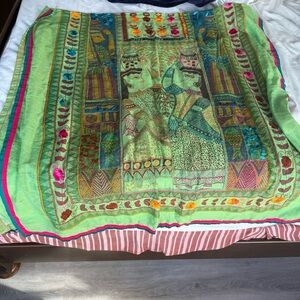 Traditional Pakistani Embroidered Dupatta